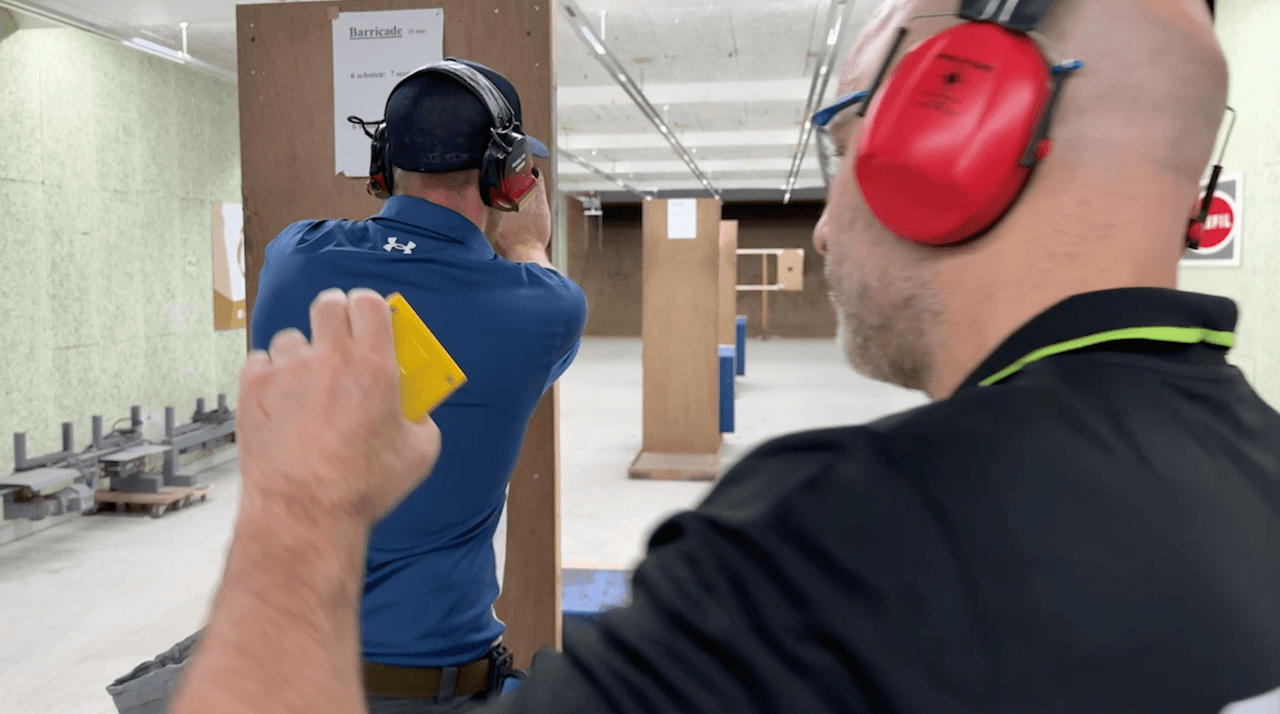 Barricade Event, Bereitschaft auf 25 Yards